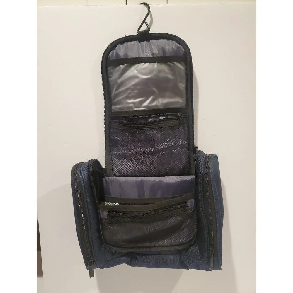 Hanging Travel Toiletry Bag Organizer FOldable Sower Cosmetic Dopp Kit W/ Hook